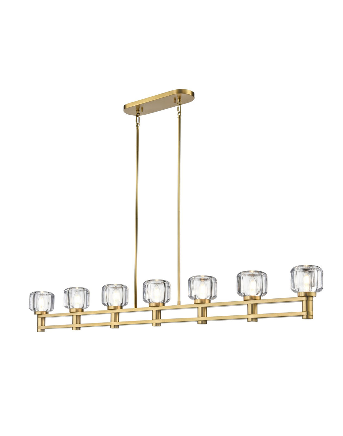 Suspension linéaire 7 lumières | Samar