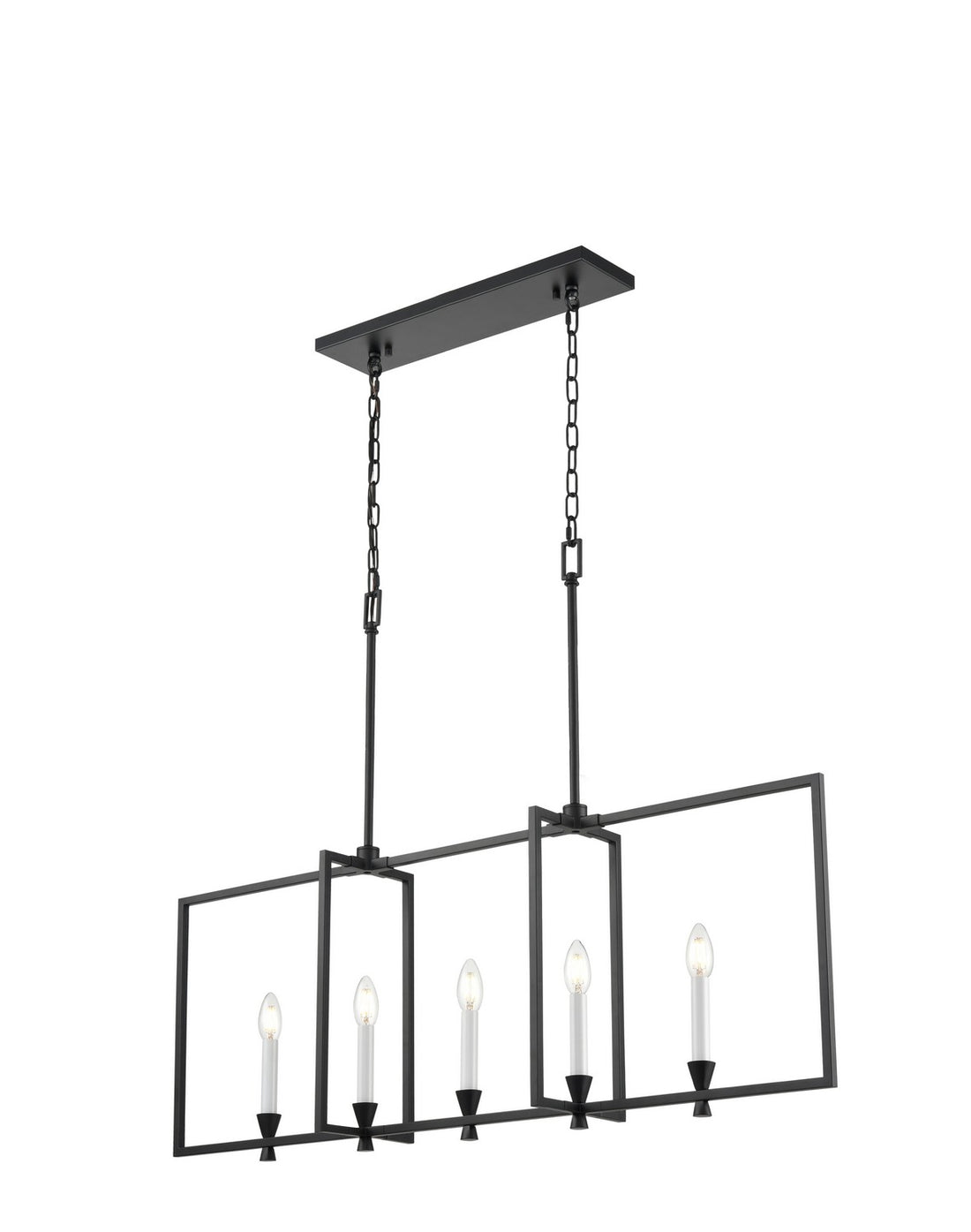 Suspension linéaire 5 lumières | Carisbrooke