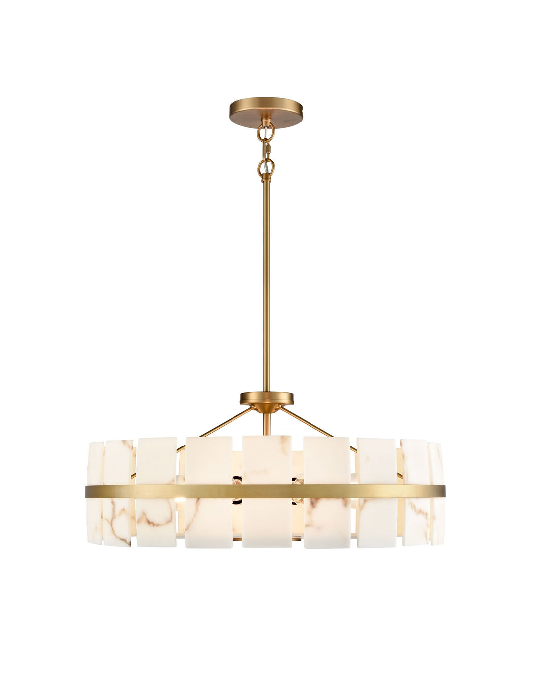 Suspension 5 lumières | Luna Alabaster