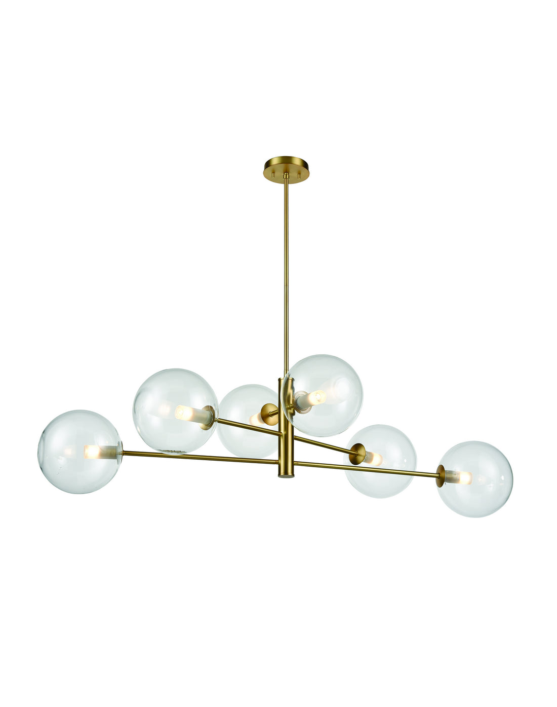 Suspension linéaire 6 lumières | Courcelette