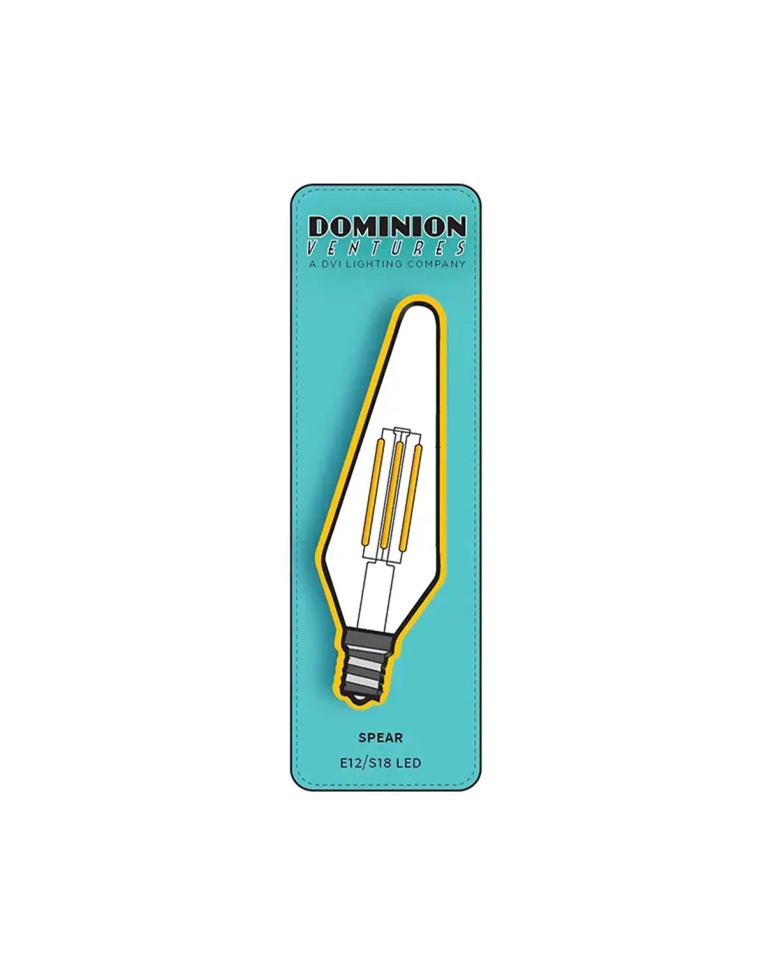 LED Bulb S18, 4 W, 5000 K, E12 base (amber)
