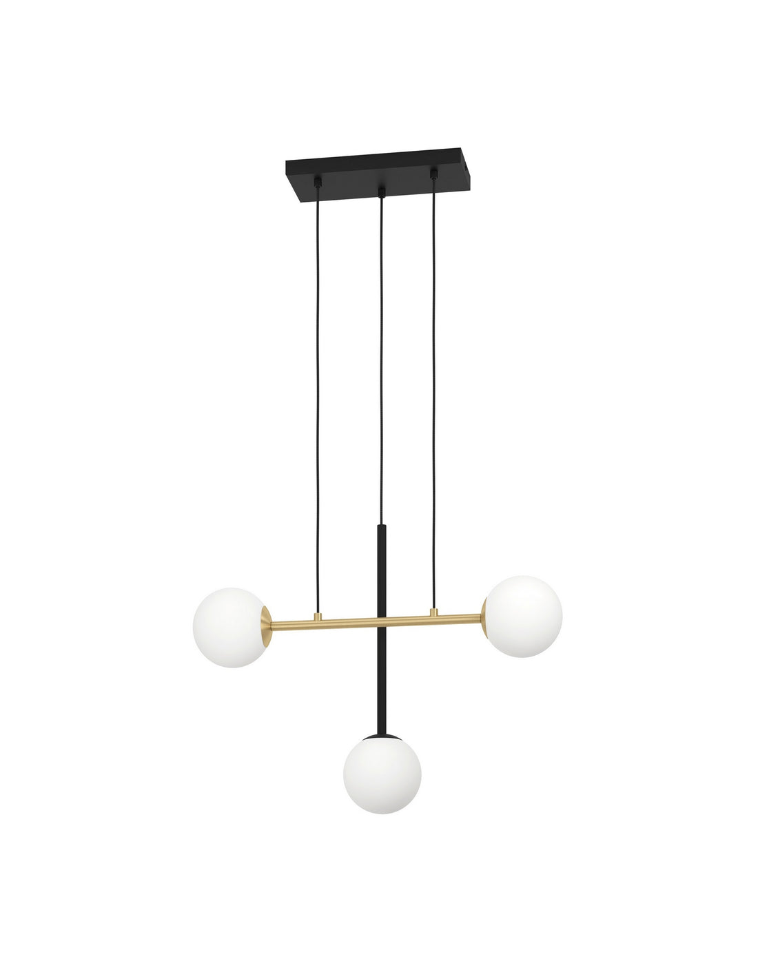 Suspension linéaire 3 lumières | Paz