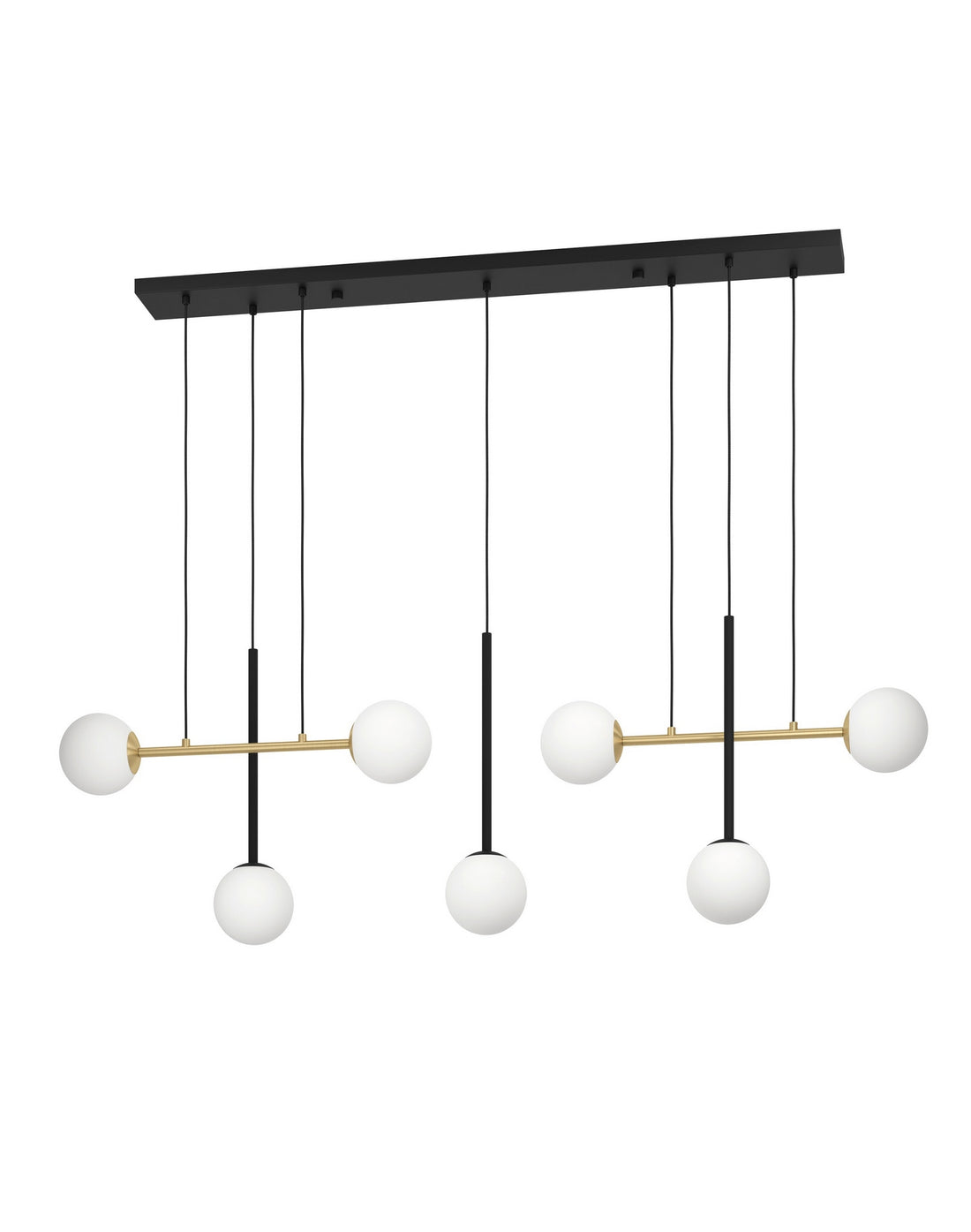 Suspension linéaire 7 lumières | Paz