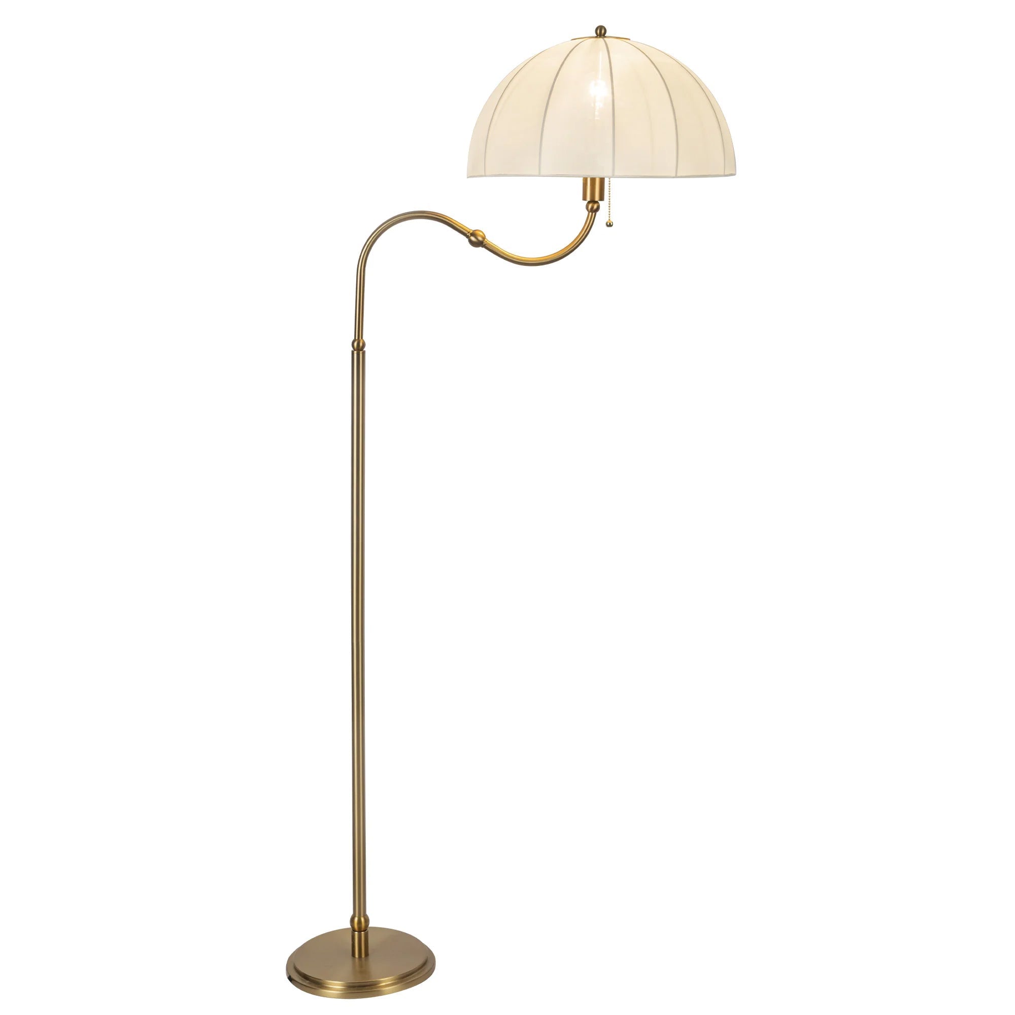 Lampe de plancher Or brossé | CROSBY
