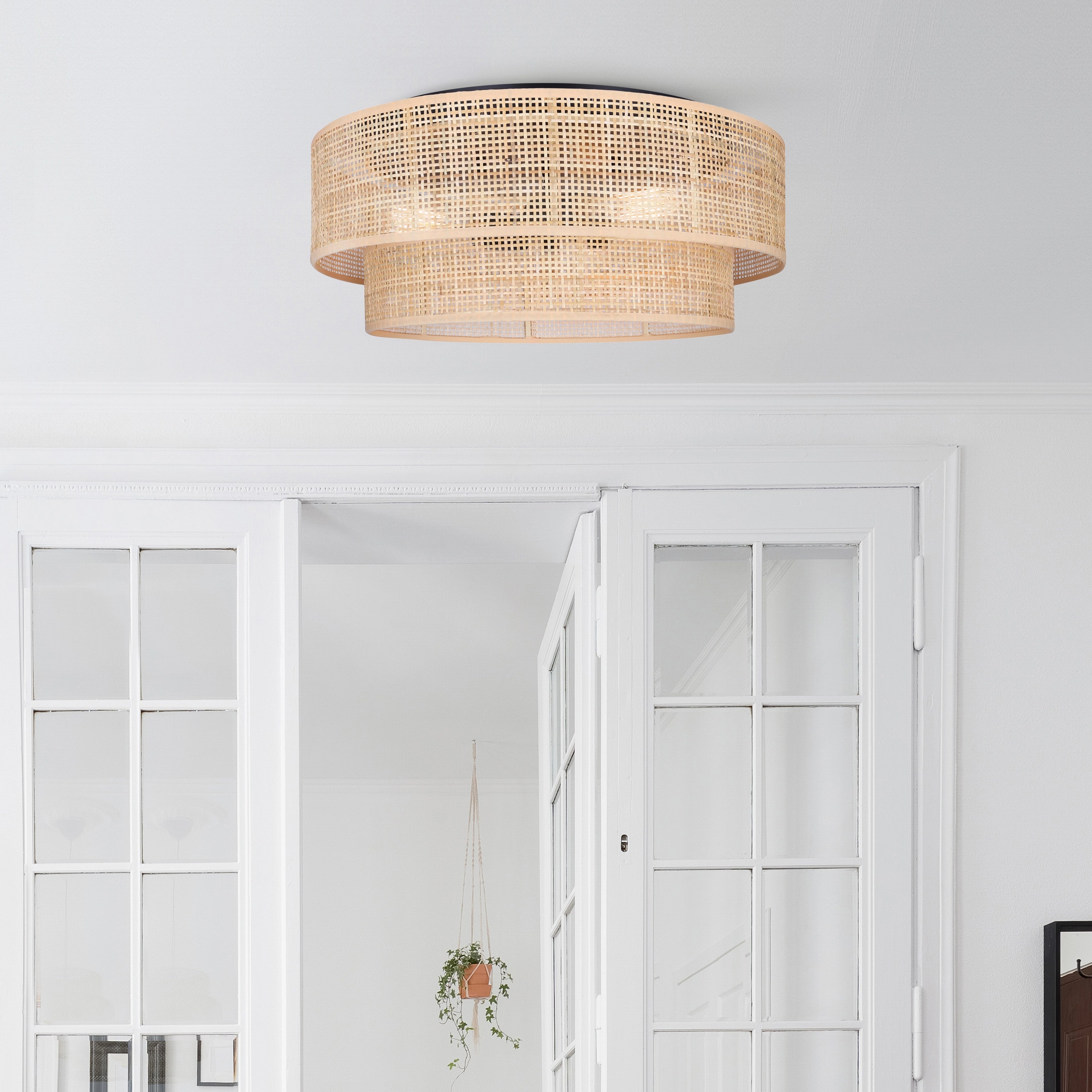 BELLAMY Plafonnier Noir - IFM1149A19NBK | CANARM