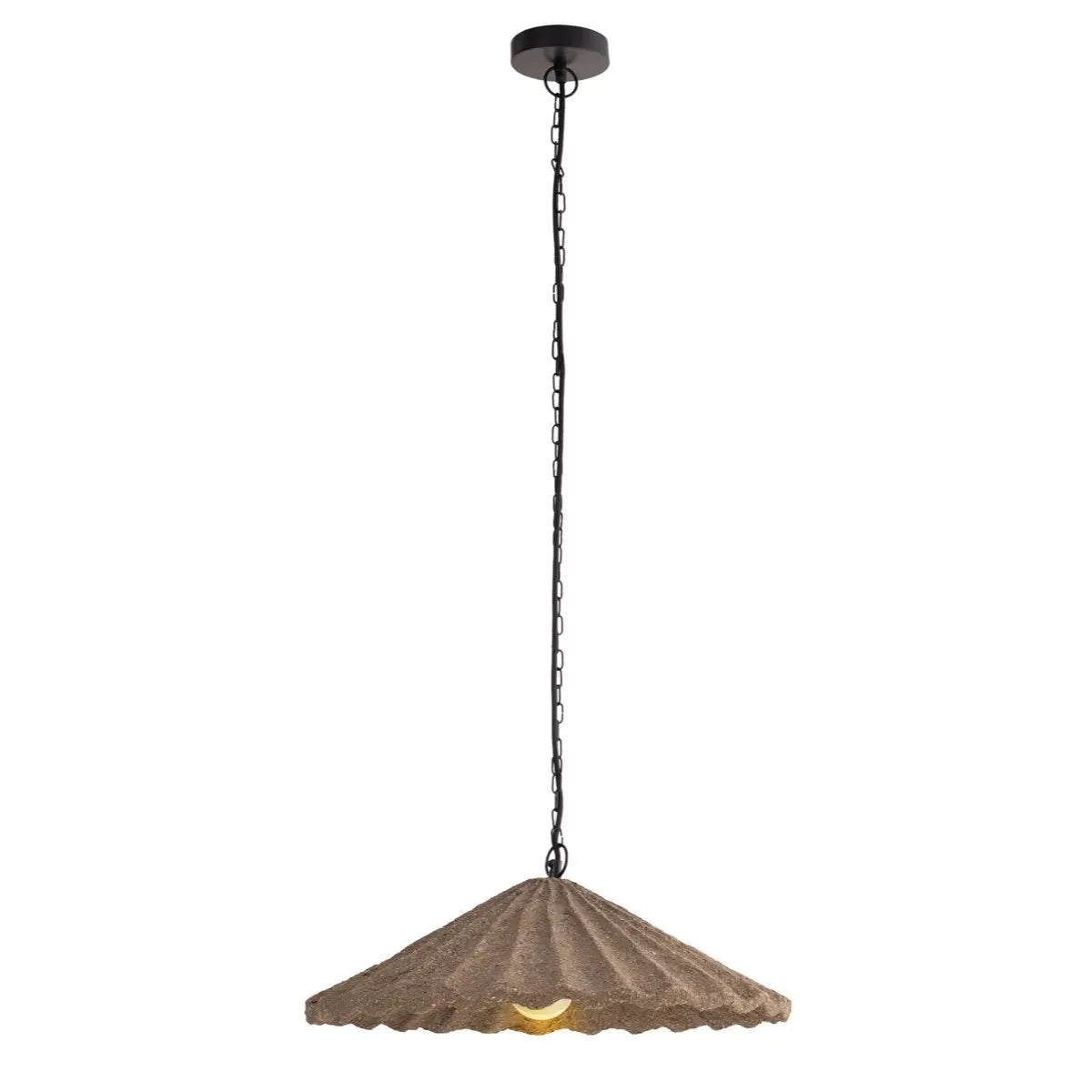 Luminaire suspendu Noir - abat-jour en ciment | ROME