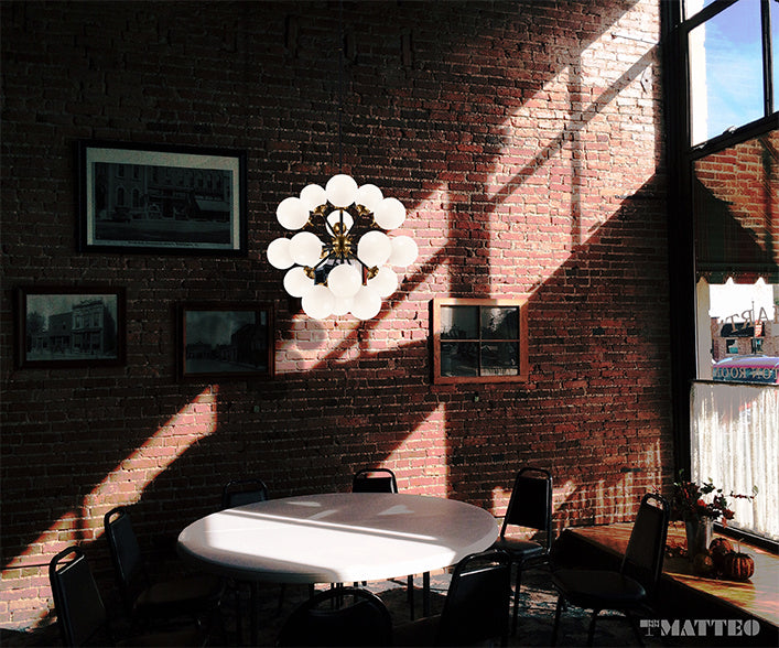 Lustre 18 lumières | Soleil