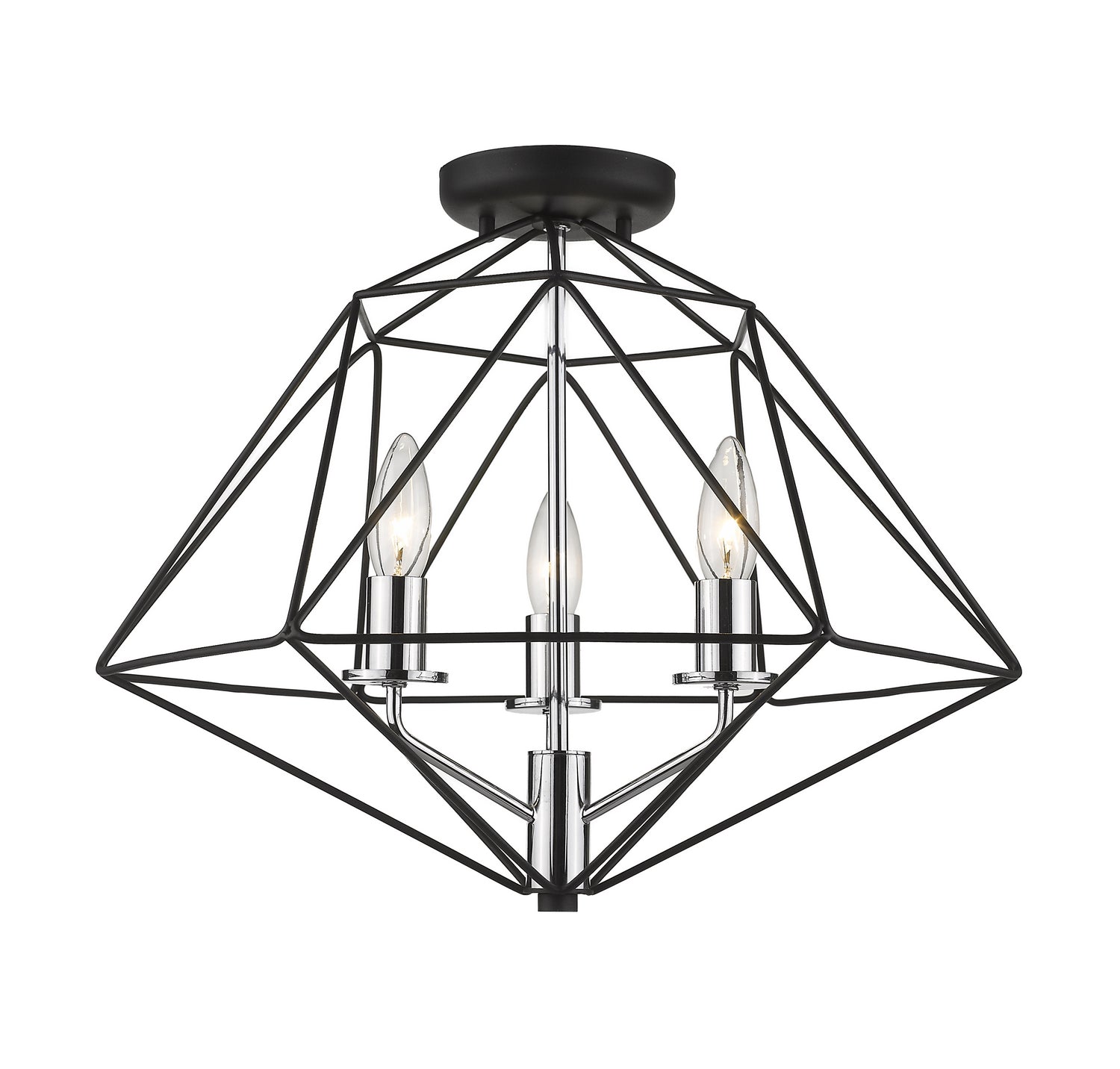 Semi-plafonnier 3 lumières | Geo