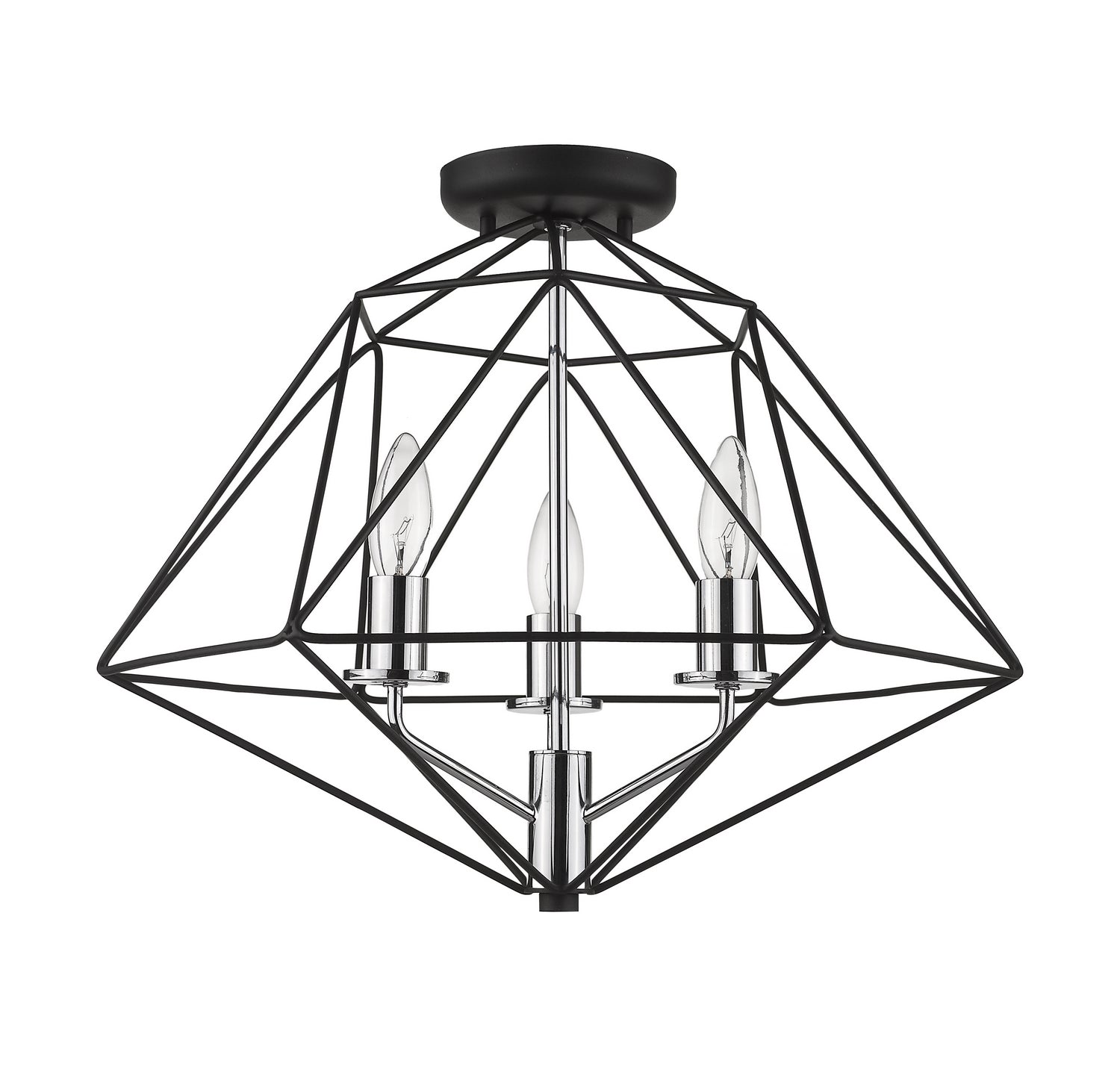 Semi-plafonnier 3 lumières | Geo