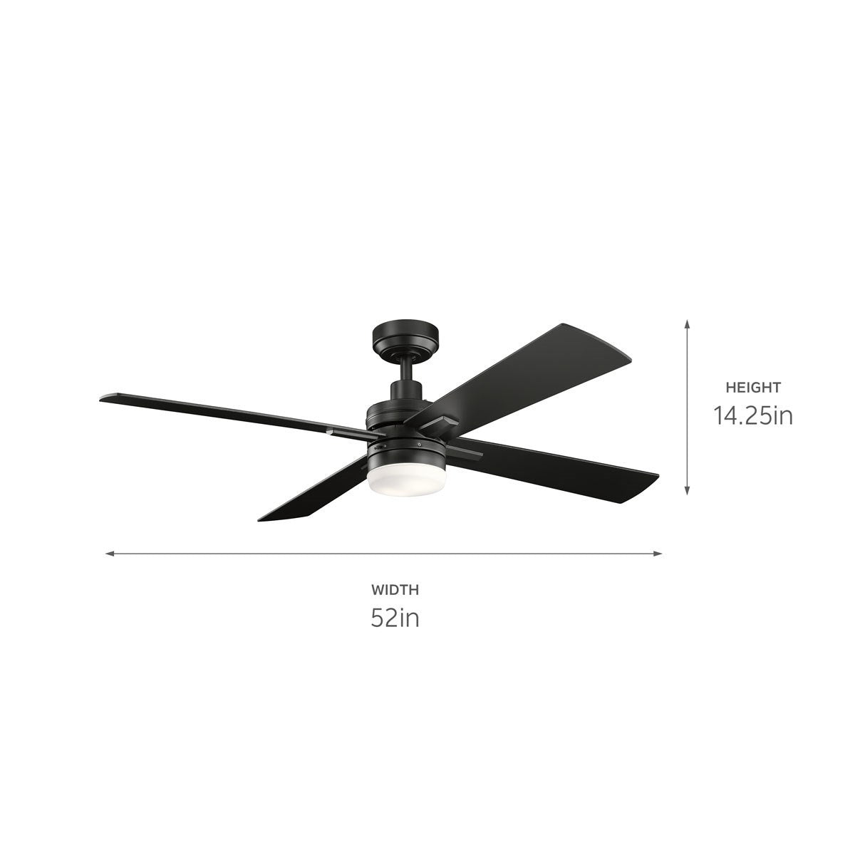 Ventilateur de plafond 52 po | Lija
