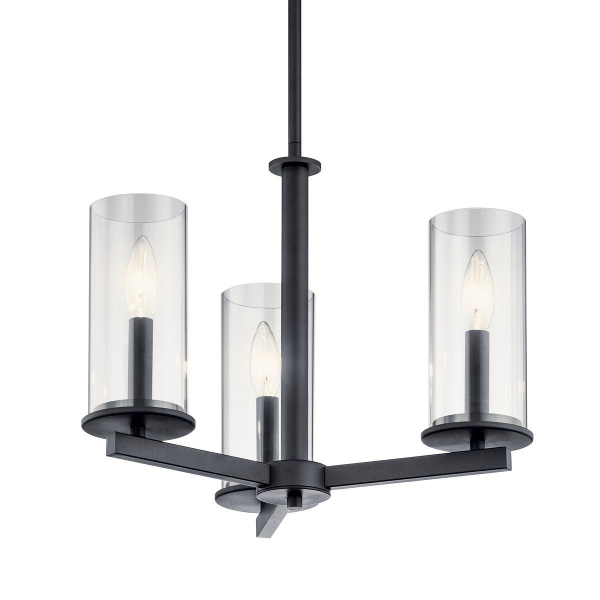Lustre ou semi-plafonnier 3 lumières | Crosby