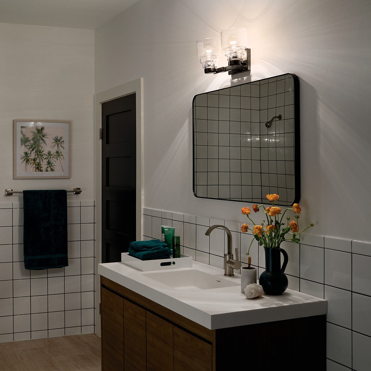 Applique de salle de bain 2 lumières | Vionnet