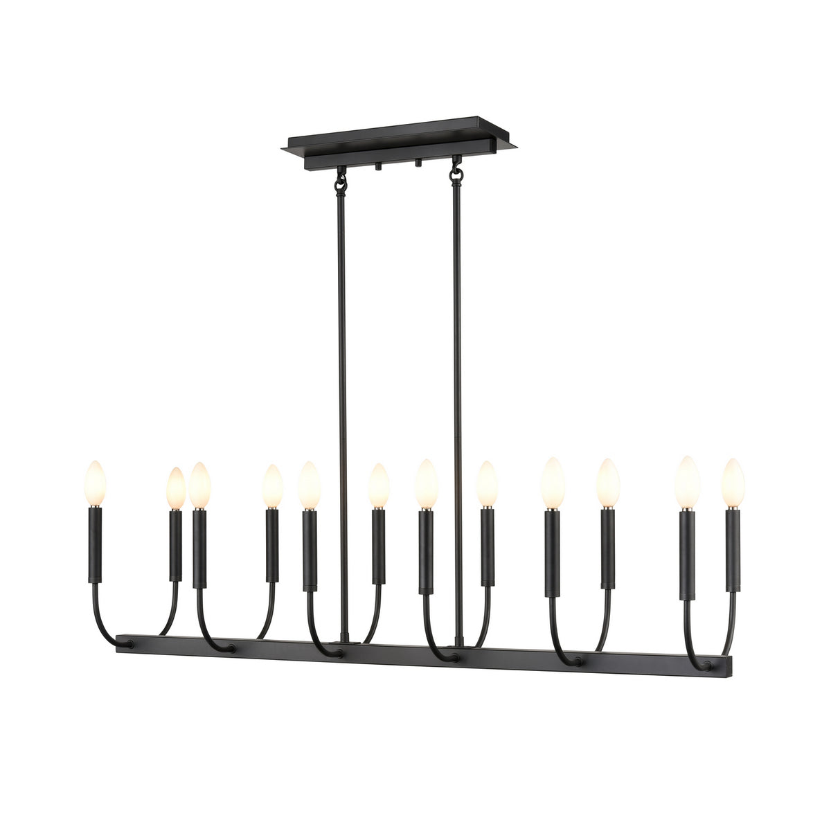 Suspension linéaire 12 lumières | Olivia