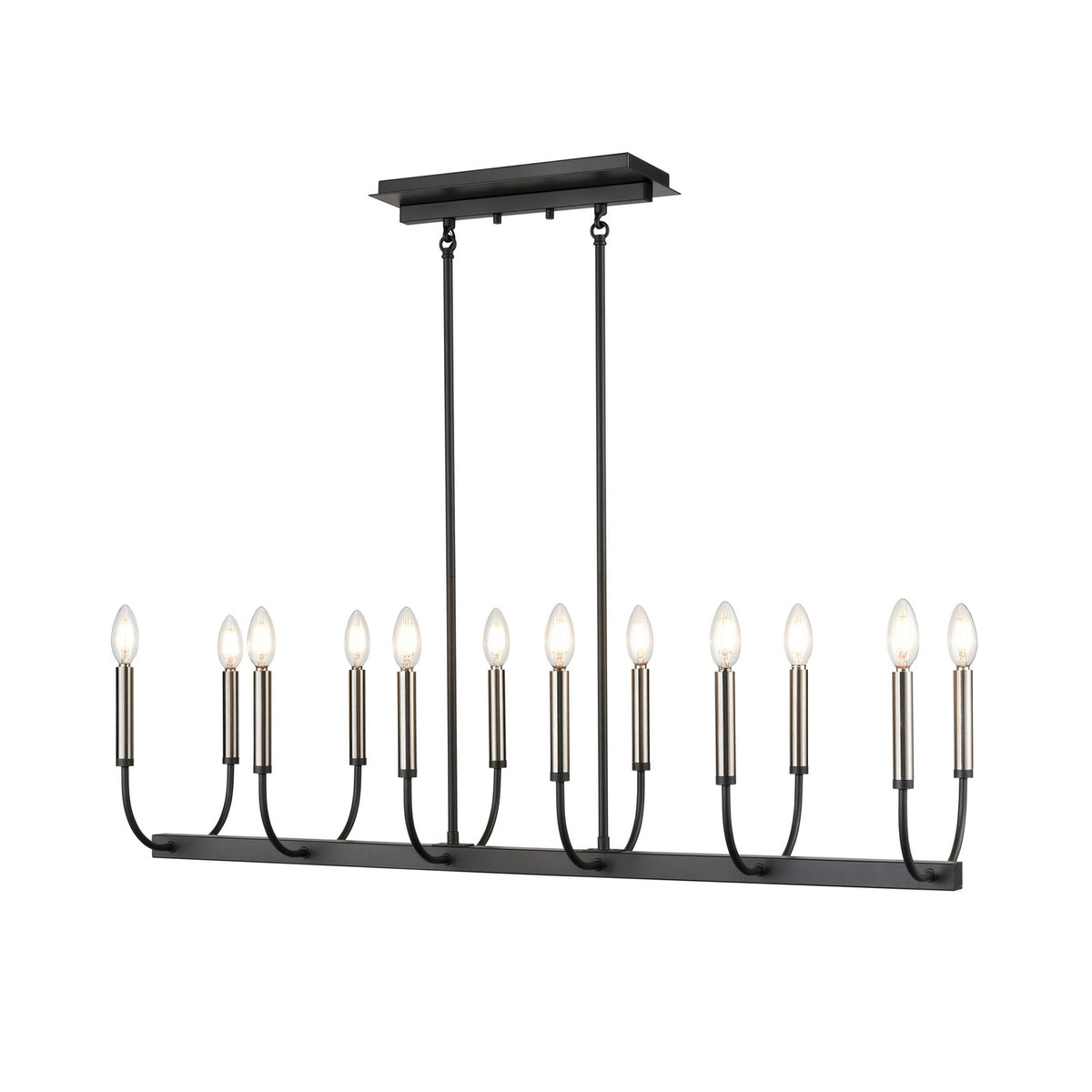 Suspension linéaire 12 lumières | Olivia