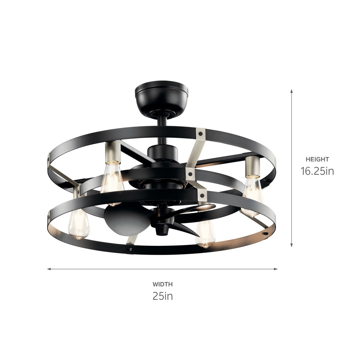 Ventilateur de plafond 25 po | Cavelli