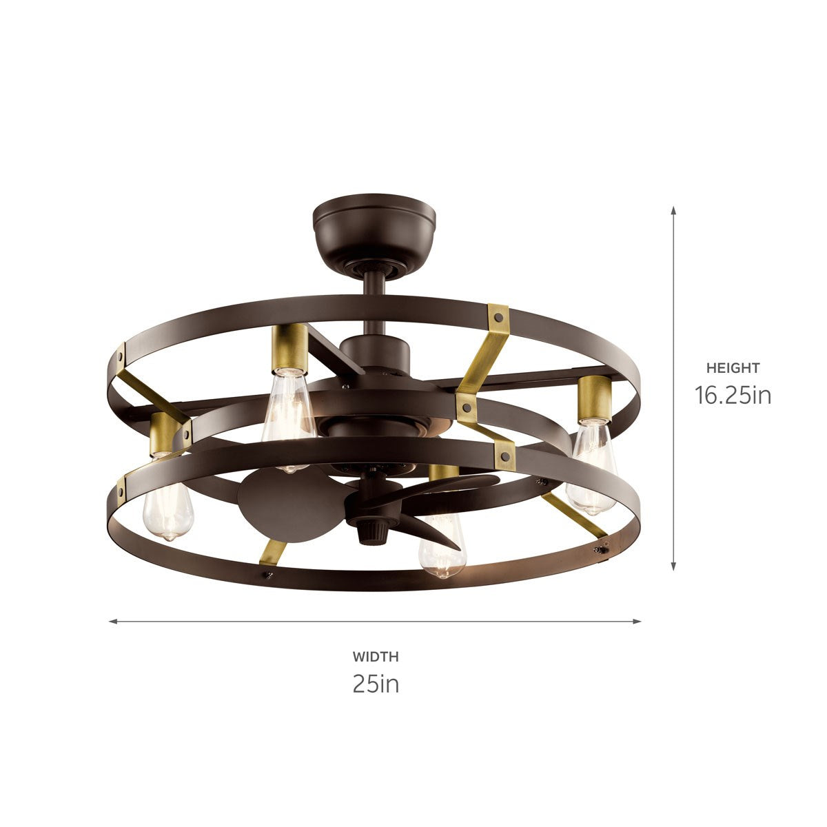 Ventilateur de plafond 25 po | Cavelli