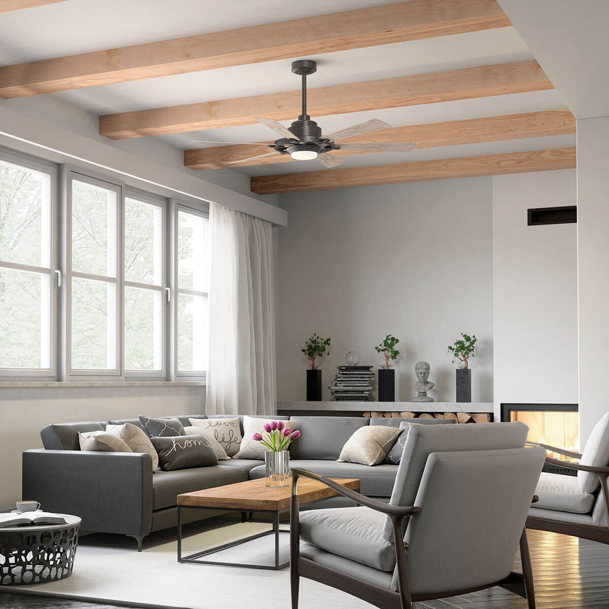 Ventilateur de plafond 52 po | Gentry Lite