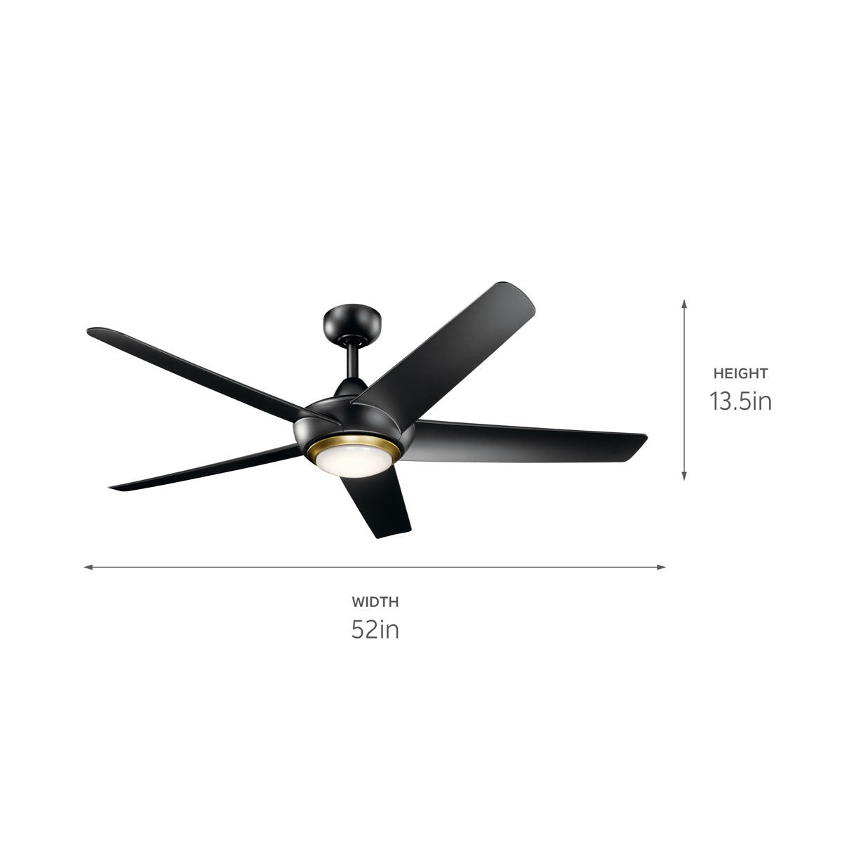 Ventilateur de plafond 52 po | Kapono