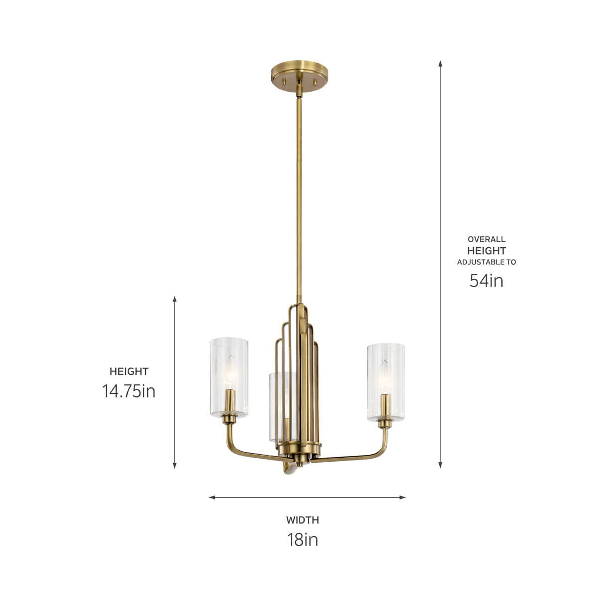 Lustre 3 lumières | Kimrose
