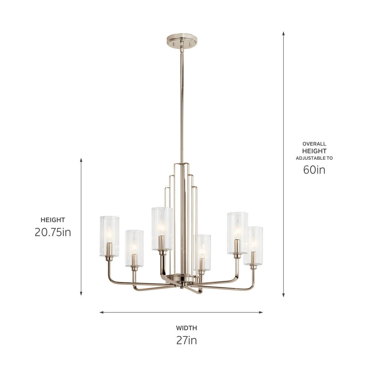 Lustre 6 lumières | Kimrose