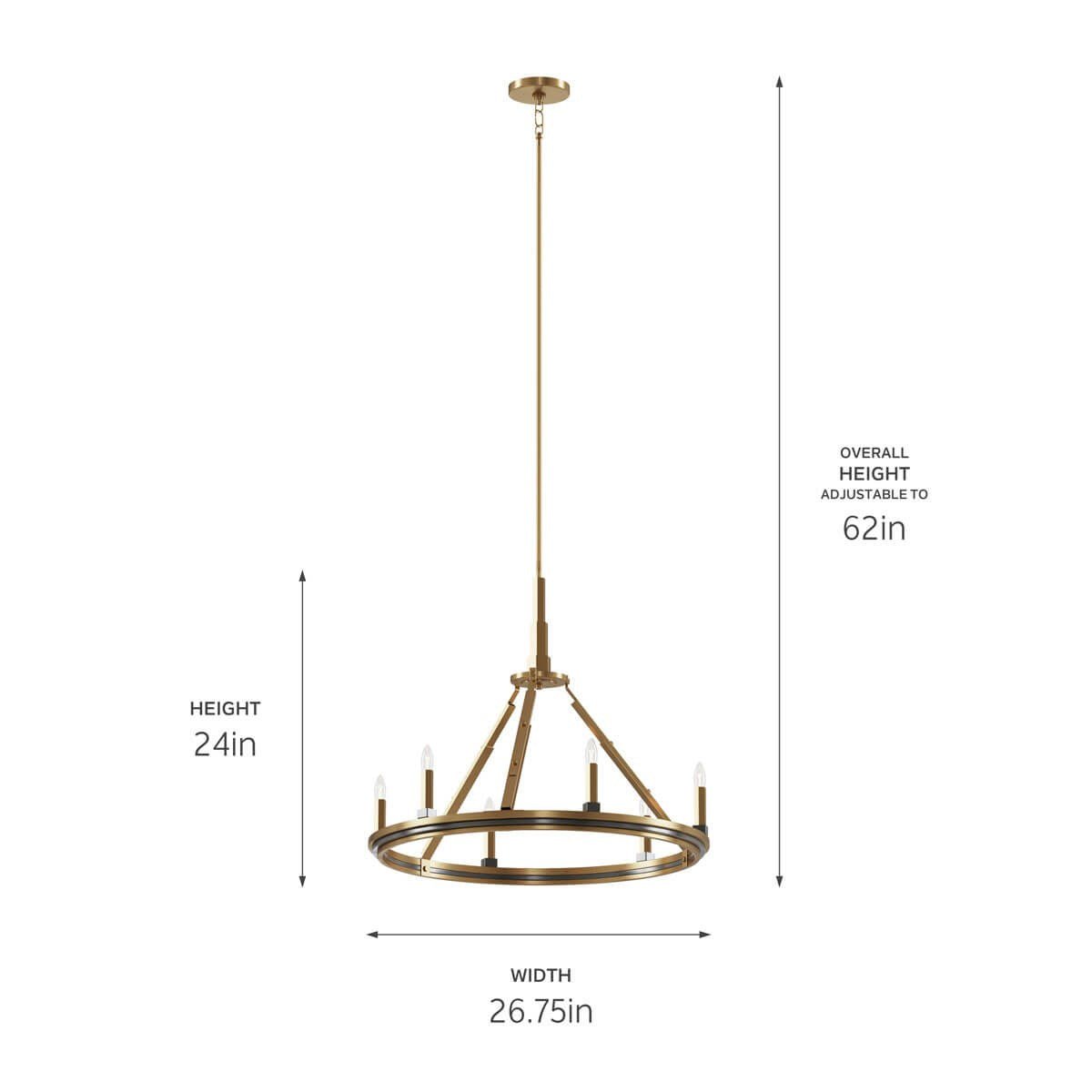 Lustre 6 lumières | Emmala