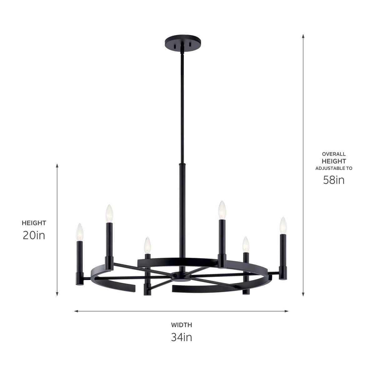 Lustre 6 lumières | Tolani