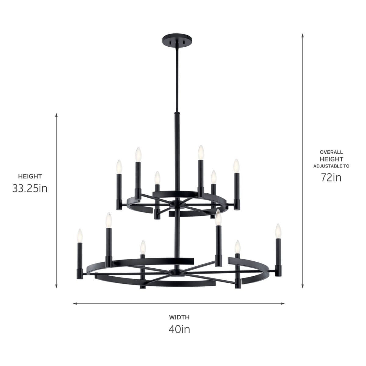 Lustre 12 lumières | Tolani