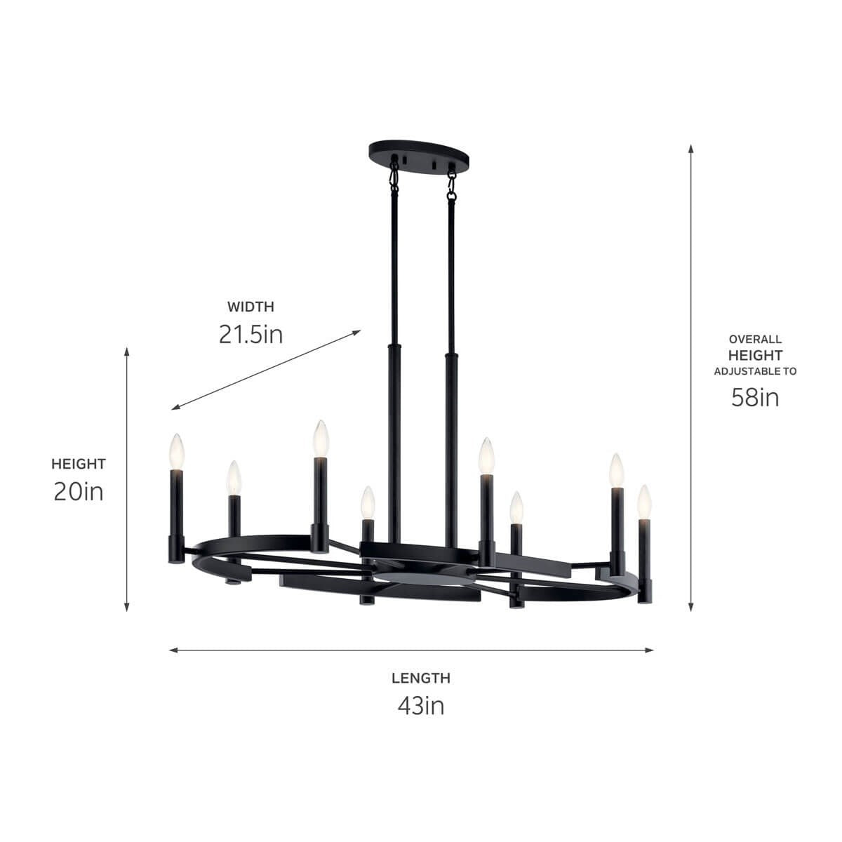 Lustre 8 lumières | Tolani