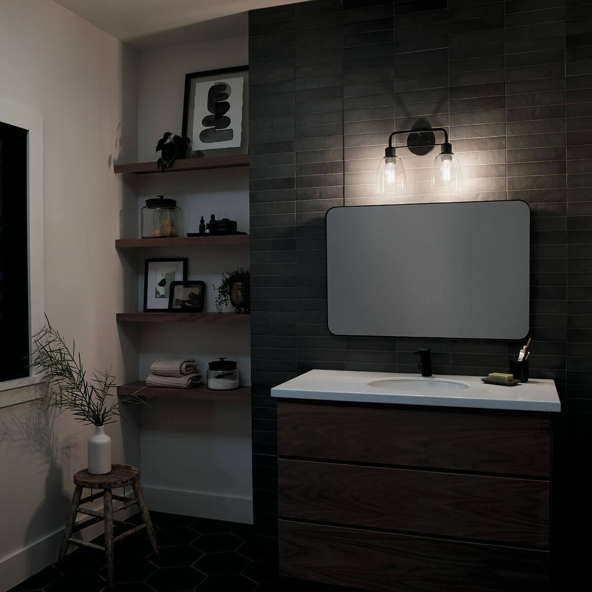 Applique de salle de bain 2 lumières | Meller