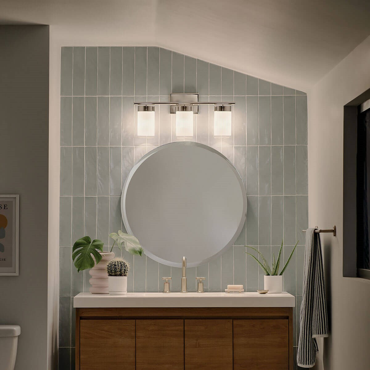 Applique de salle de bain 3 lumières | Ciona