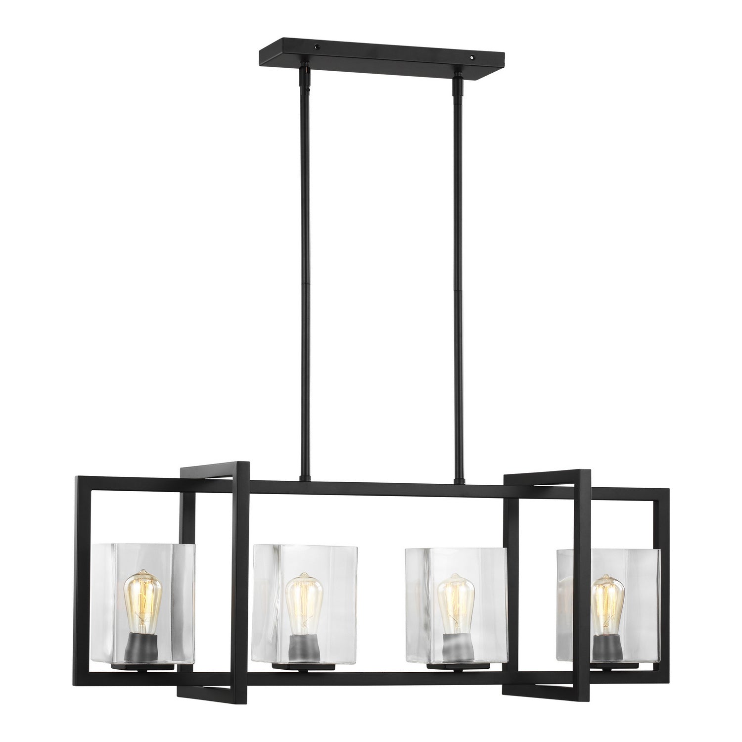 Suspension d'îlot 4 lumières | Mitte