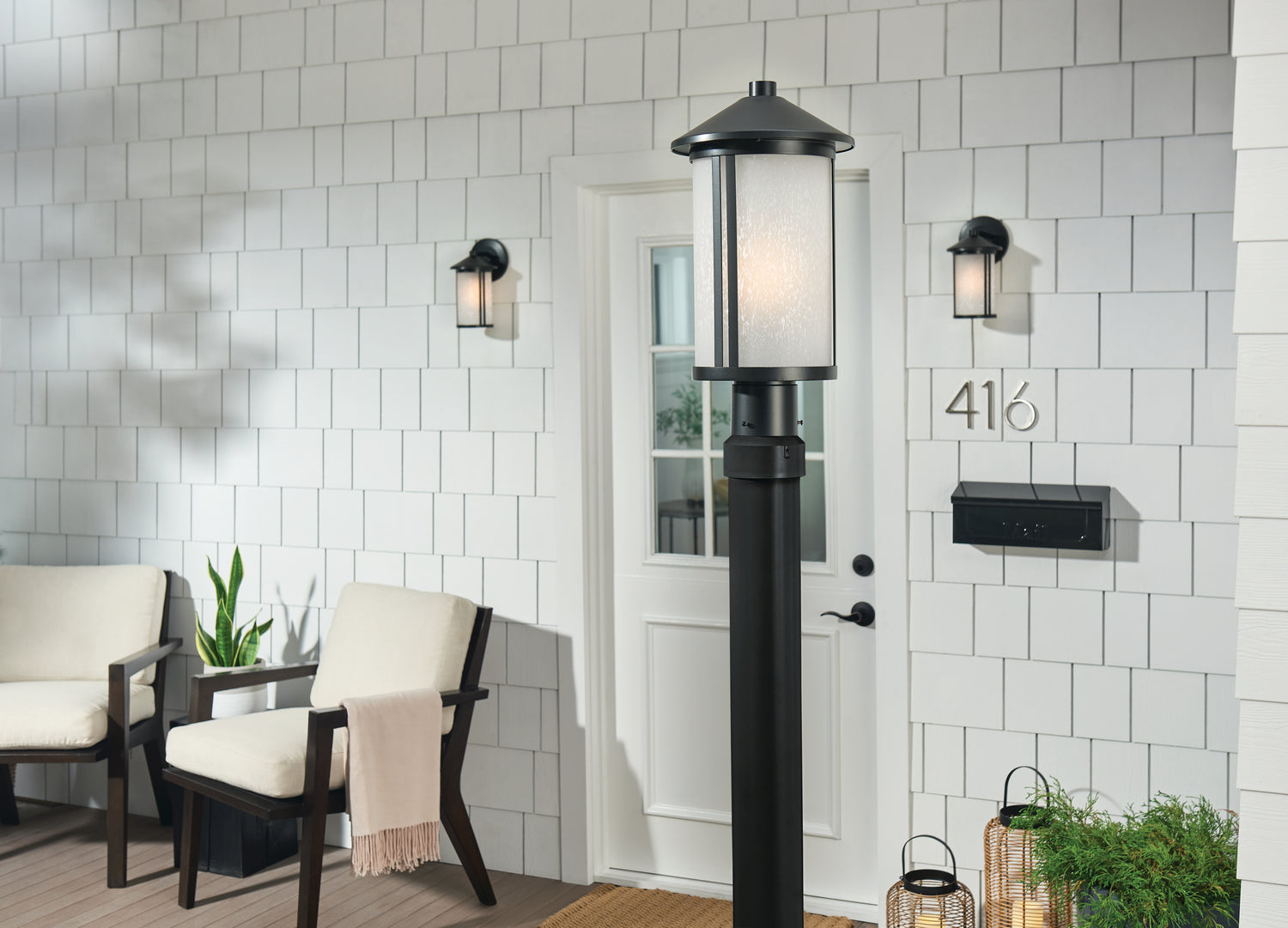 Lampadaire extérieur 1 lumière | Lombard