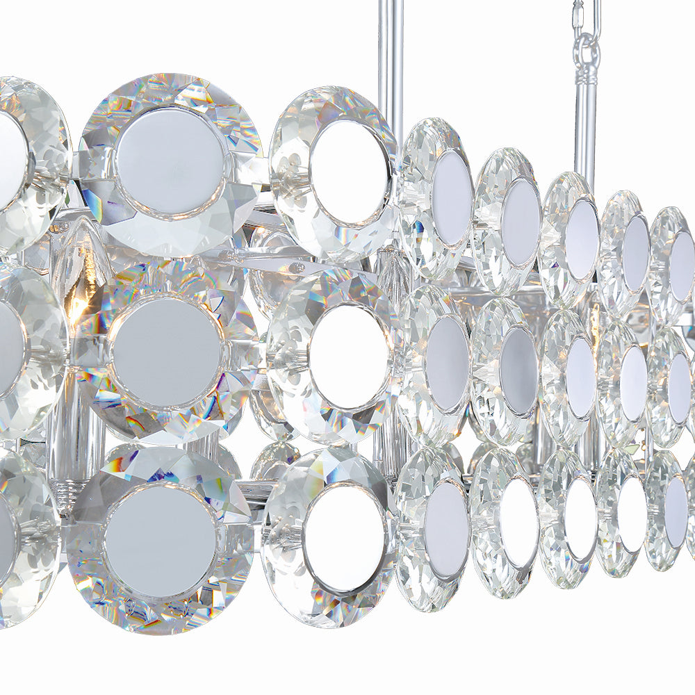 Lustre linéaire 8 lumières | Perrene
