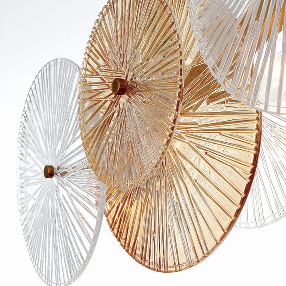 Lustre linéaire 8 lumières | Sue-Anne