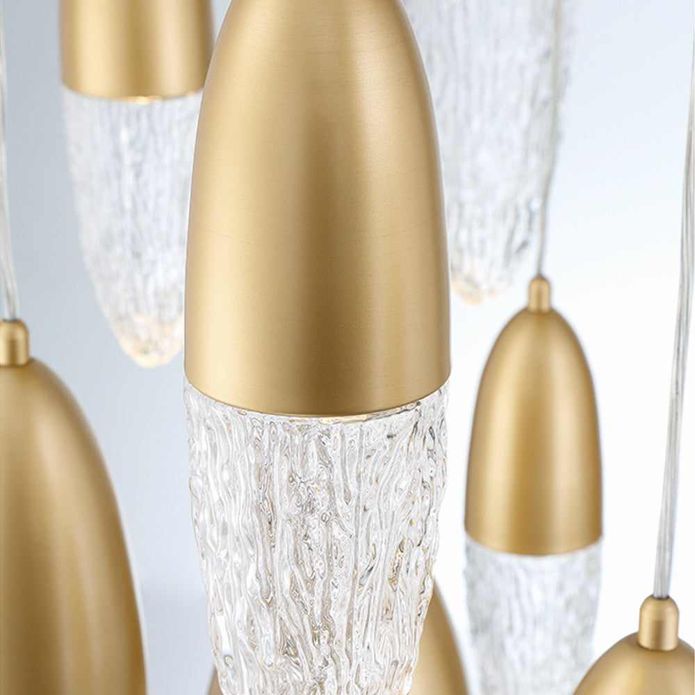 Lustre 22 lumières | Ecrou