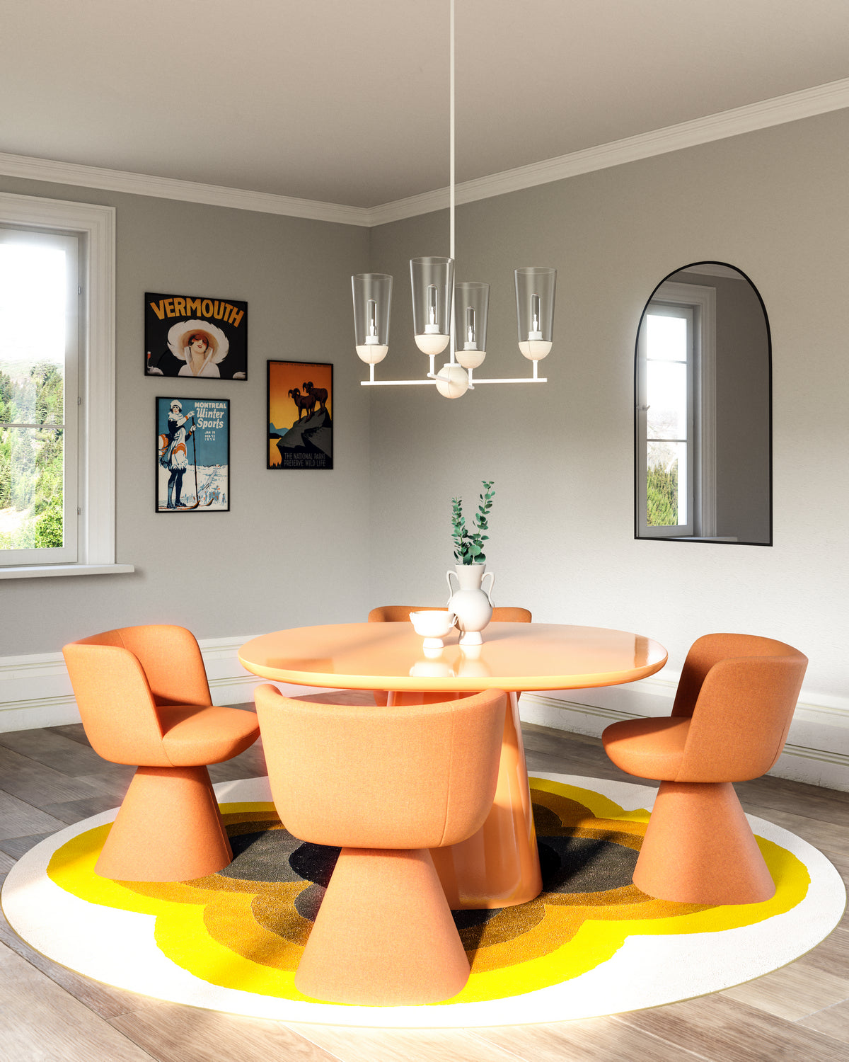 Lustre 4 lumières | Emil