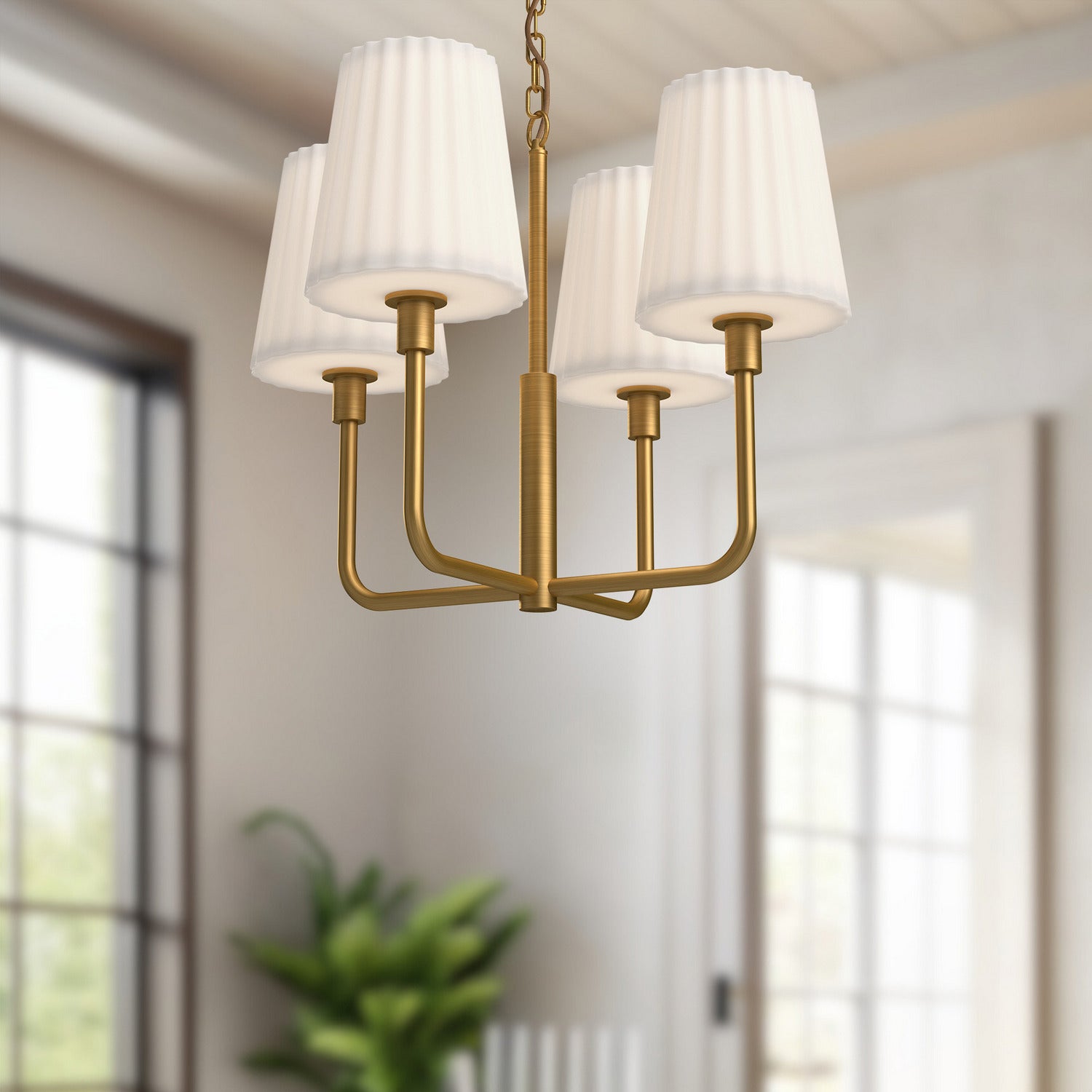 Lustre 4 lumières | Plisse