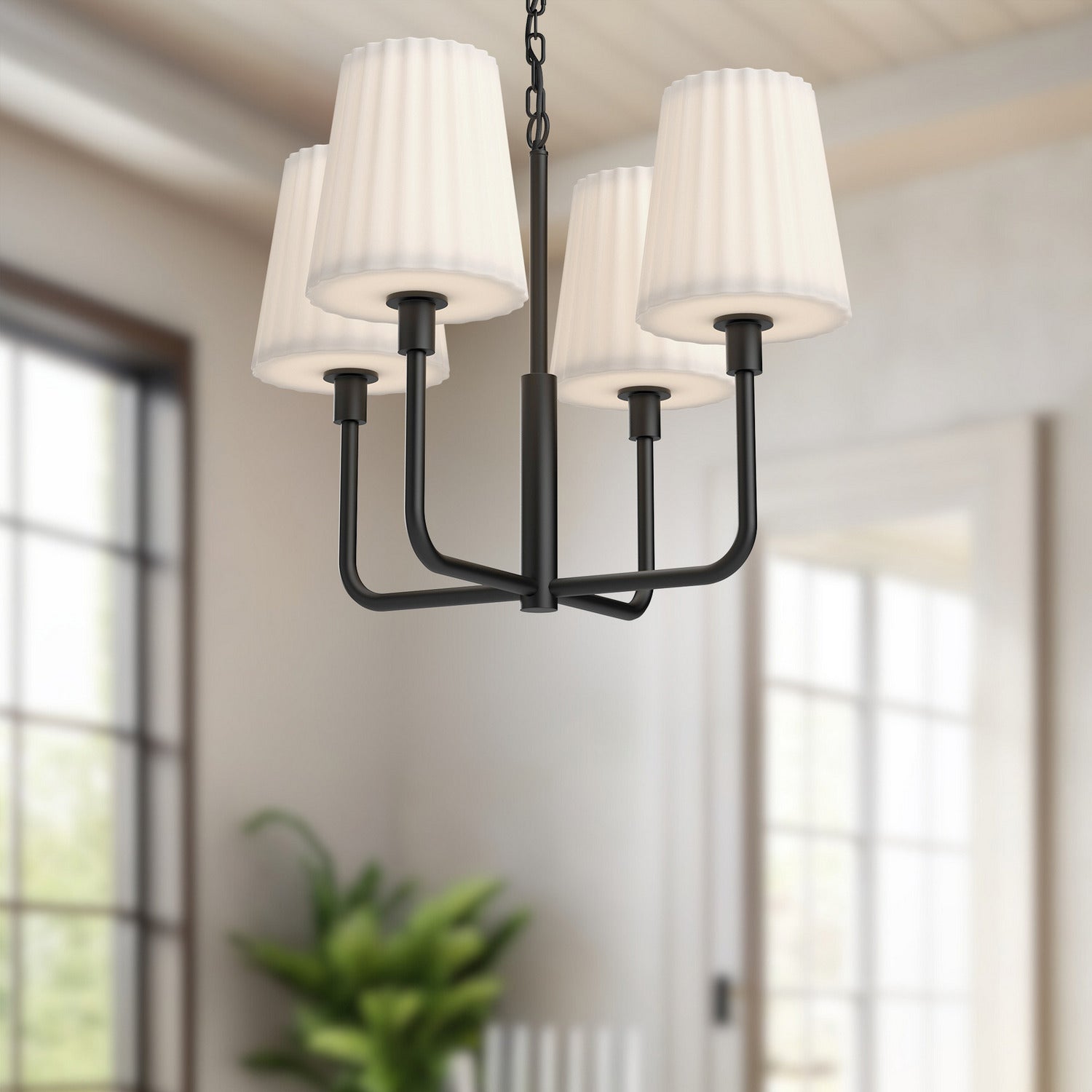 Lustre 4 lumières | Plisse