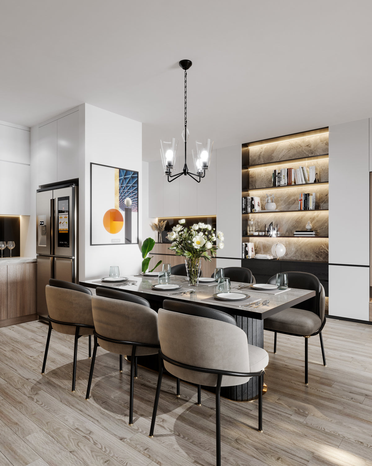 Lustre 4 lumières | Salem