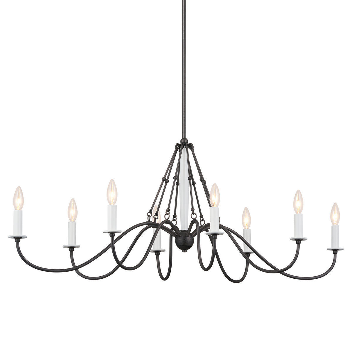 Lustre linéaire 8 lumières | Freesia