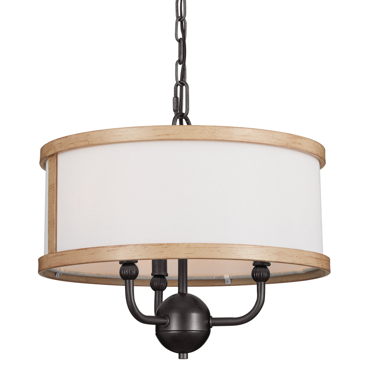 Lustre ou semi-plafonnier 3 lumières | Heddle