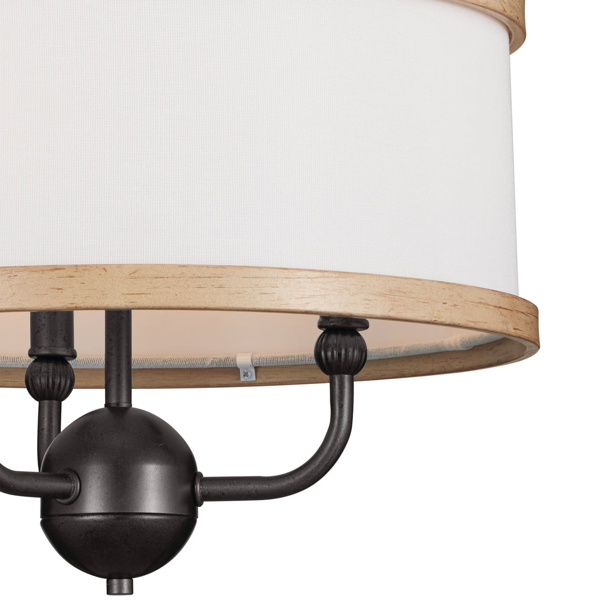 Lustre ou semi-plafonnier 3 lumières | Heddle