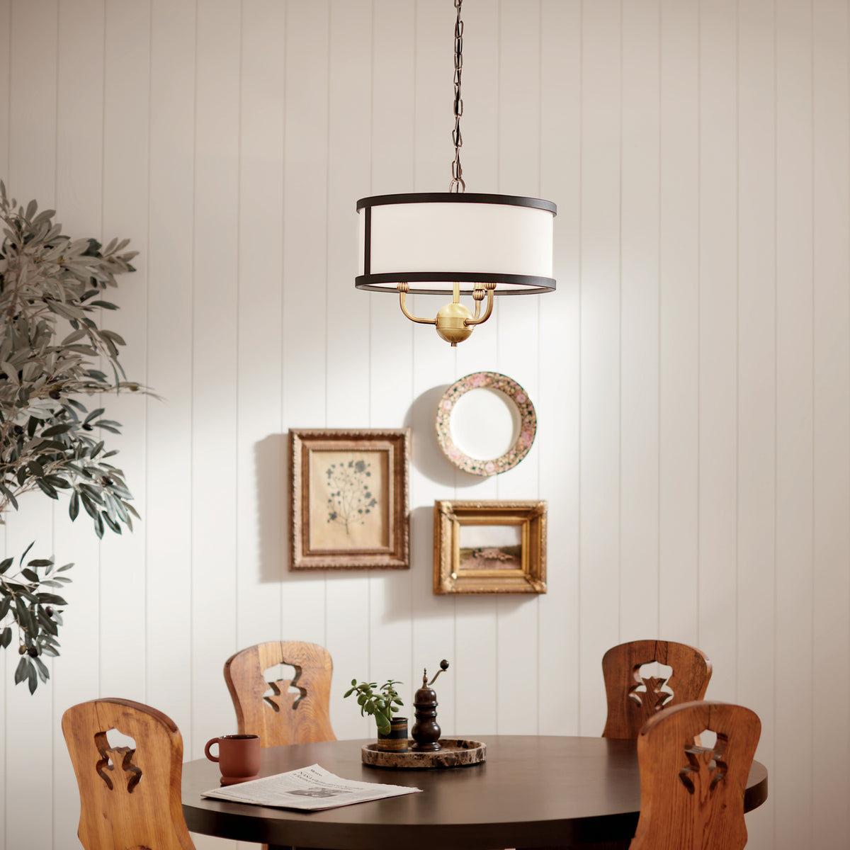 Lustre ou semi-plafonnier 3 lumières | Heddle