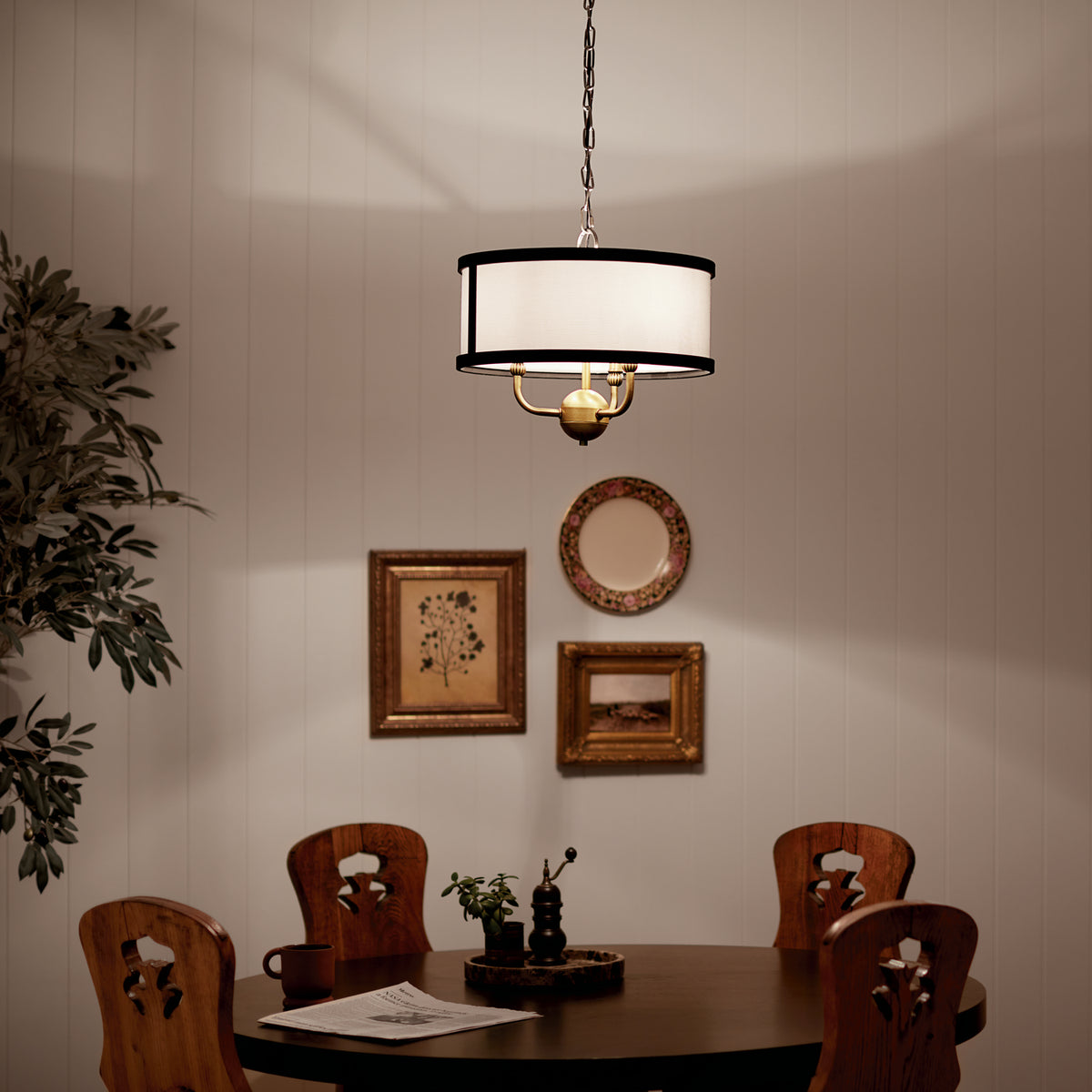 Lustre ou semi-plafonnier 3 lumières | Heddle