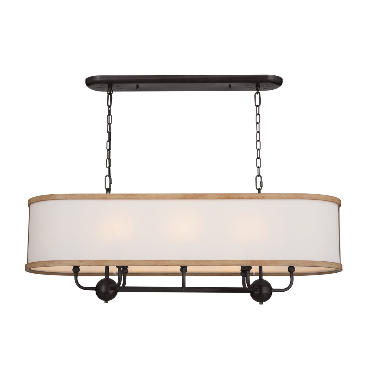 Lustre linéaire 8 lumières | Heddle