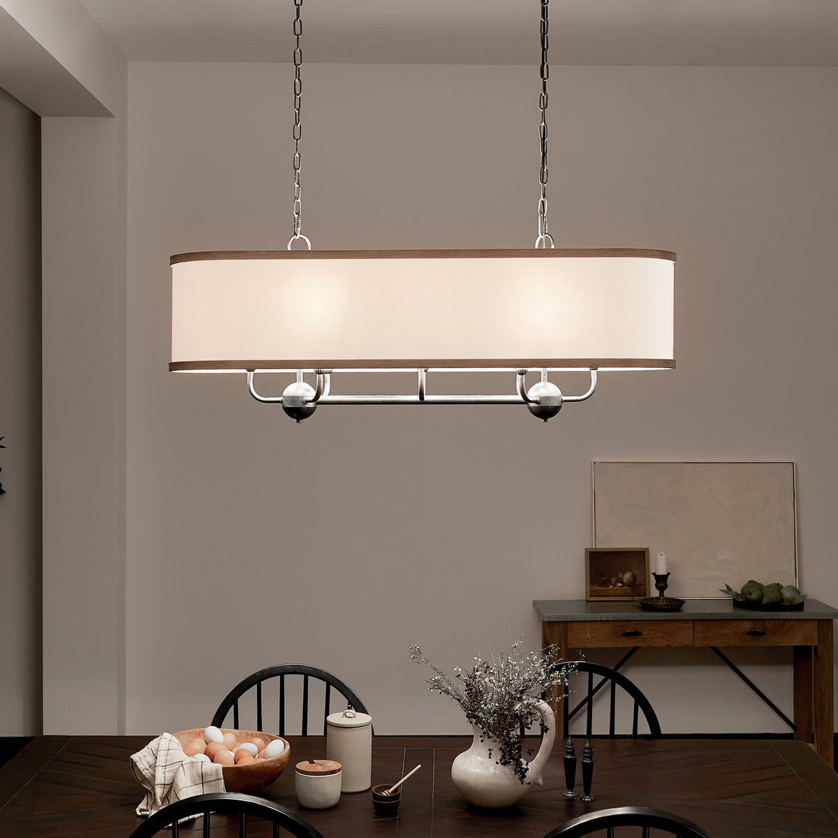 Lustre linéaire 8 lumières | Heddle