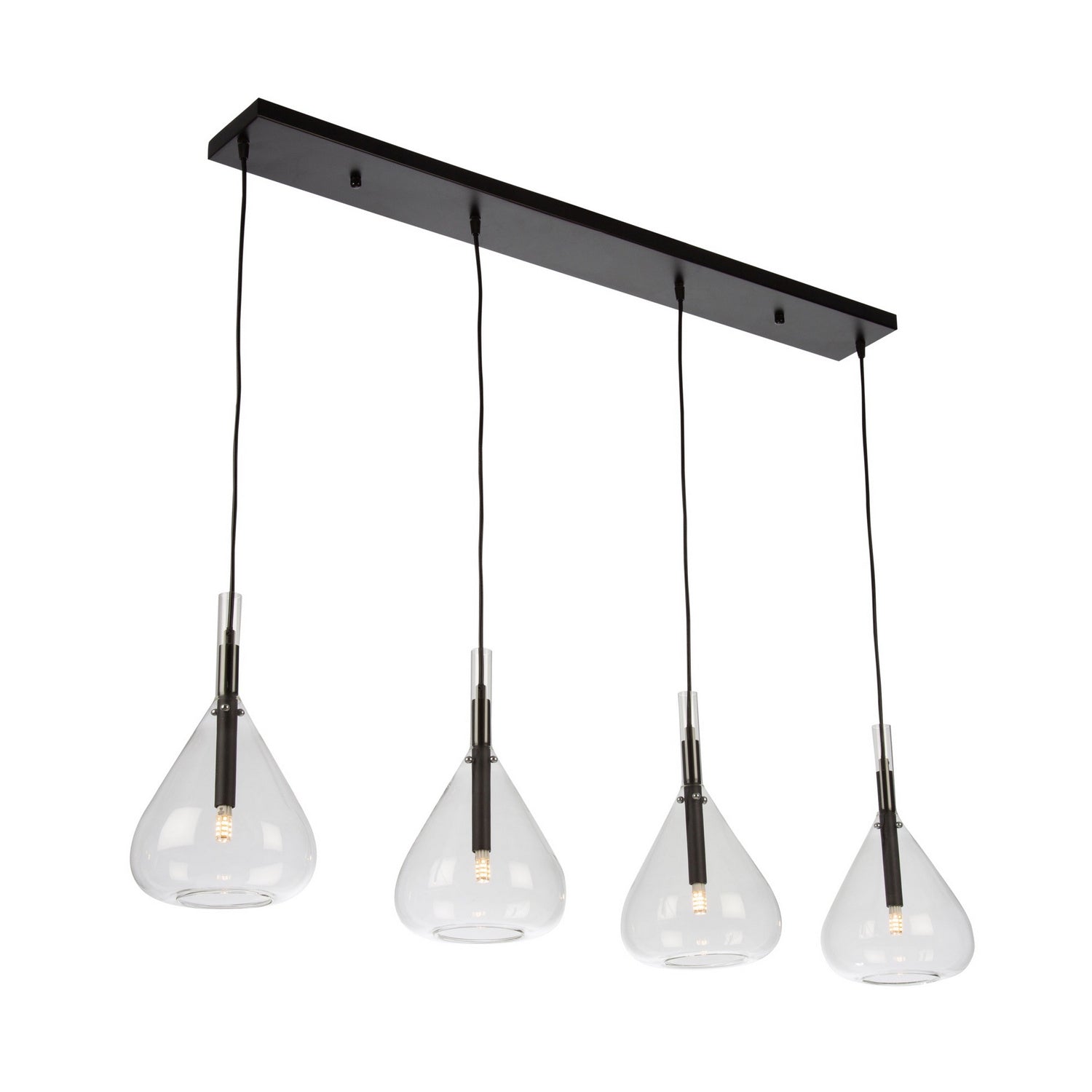 Suspension d'îlot 4 lumières | Conic