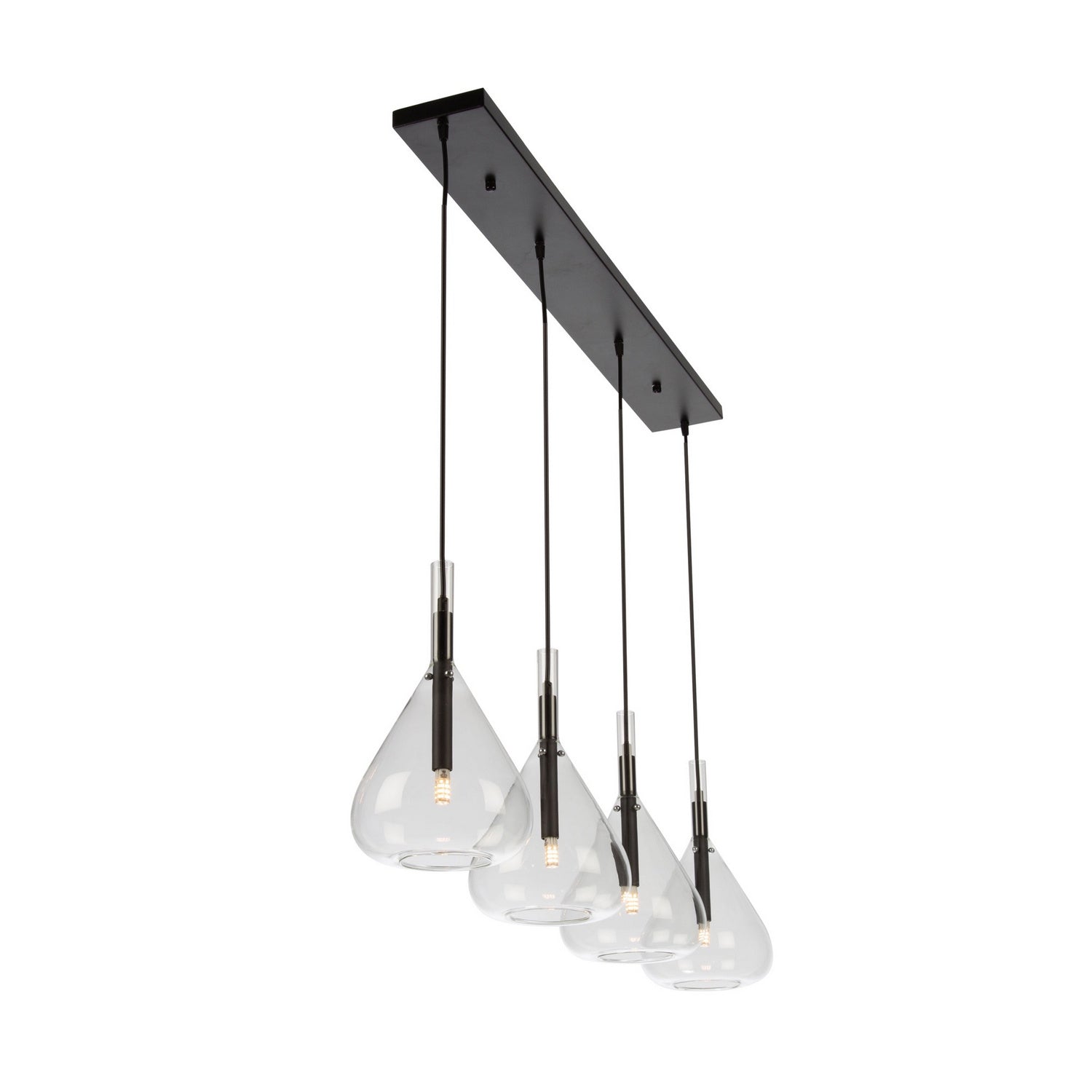 Suspension d'îlot 4 lumières | Conic