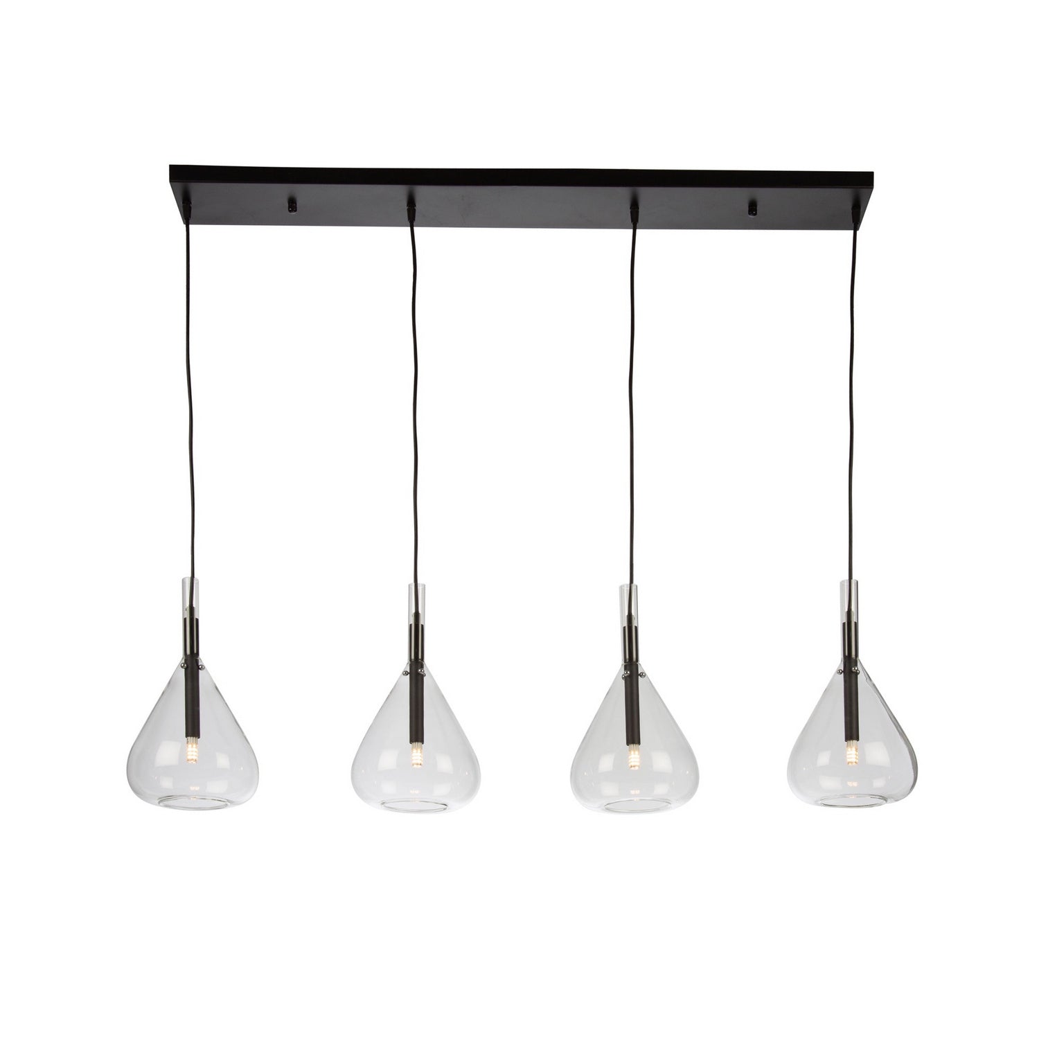Suspension d'îlot 4 lumières | Conic