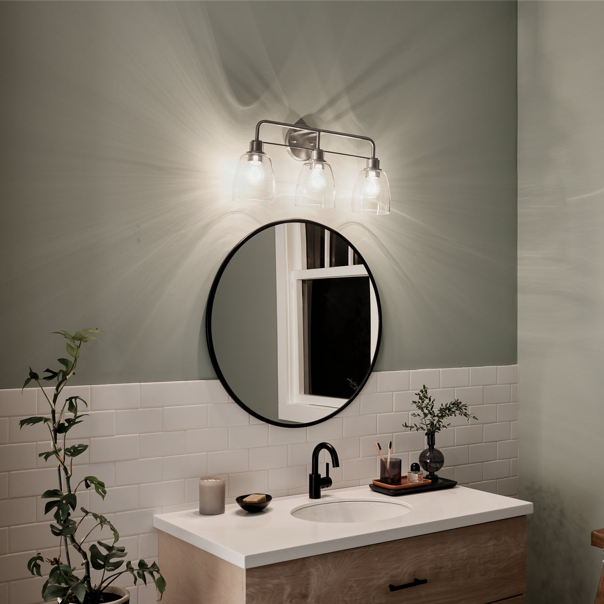 Applique de salle de bain 3 lumières | Meller
